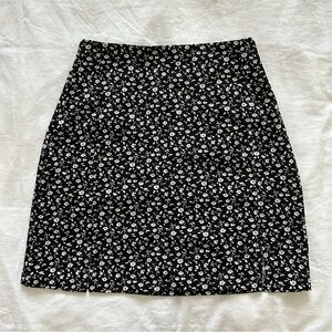 brandy melville floral cara skirt